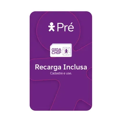CHIP VIVO COM RECARGA