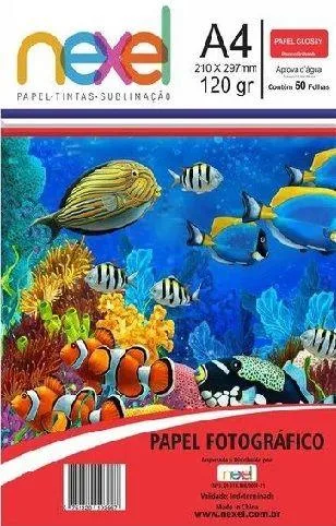 PAPEL FOTOGRÁFICO NEXEL 230G - 50 FOLHAS