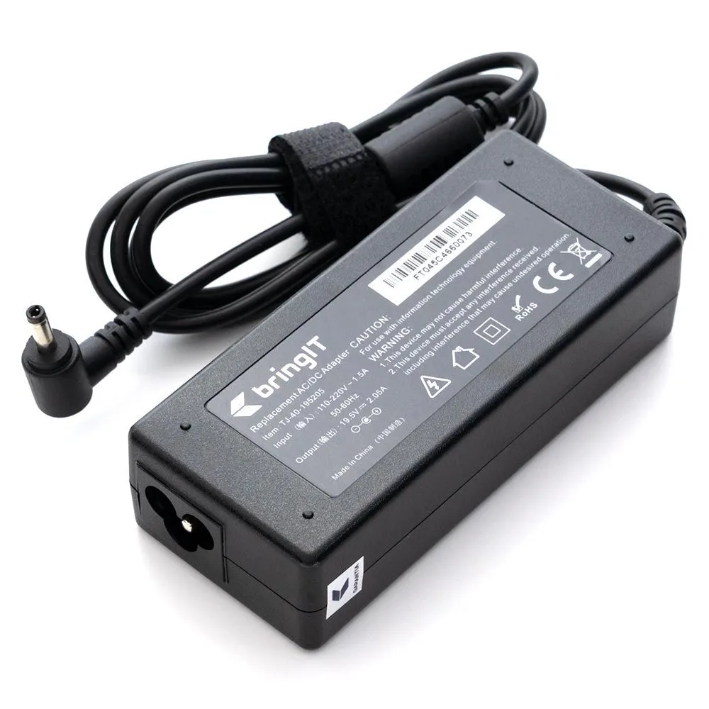 Fonte Carregador para Notebook Netbook HP Mini 19.5V 2.05A 40W Plug 4.0mm x 1.7mm Bivolt