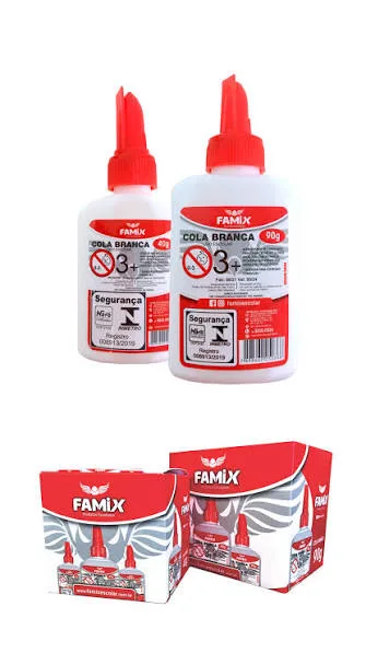 Cola Branca Líquida Famix Escolar