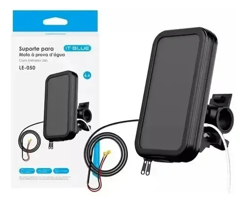 SUPORTE PARA MOTO À PROVA D'ÁGUA LE-050 - IT-BLUE